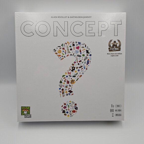 Concept Board Game by Alain Rivollet 2013 Repos Production New - Sealed - Picture 1 of 7
